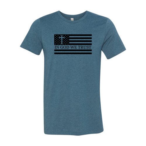 American Flag In God We Trust Shirt