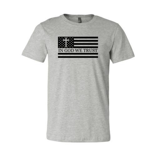 American Flag In God We Trust Shirt