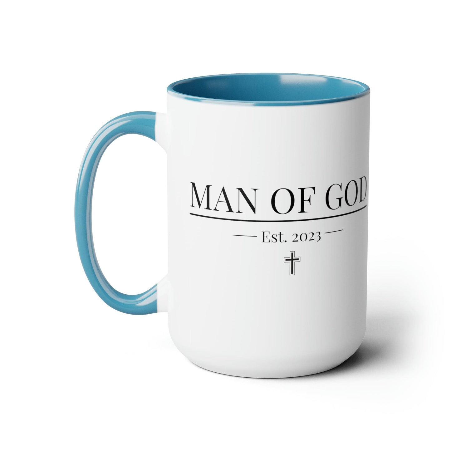 Accent Ceramic Coffee Mug 15oz - Say It Soul, Man Of God T-shirt,