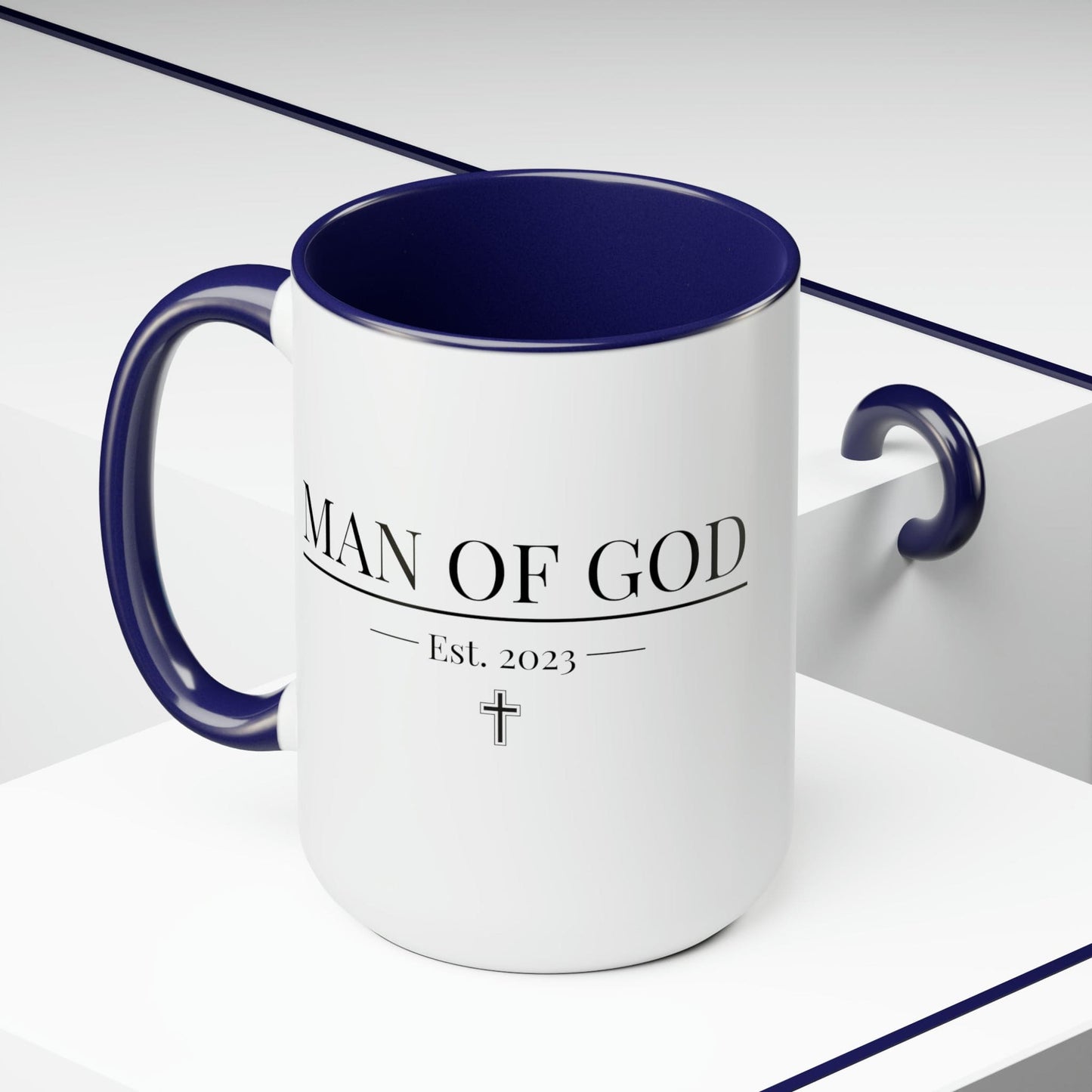 Accent Ceramic Coffee Mug 15oz - Say It Soul, Man Of God T-shirt,