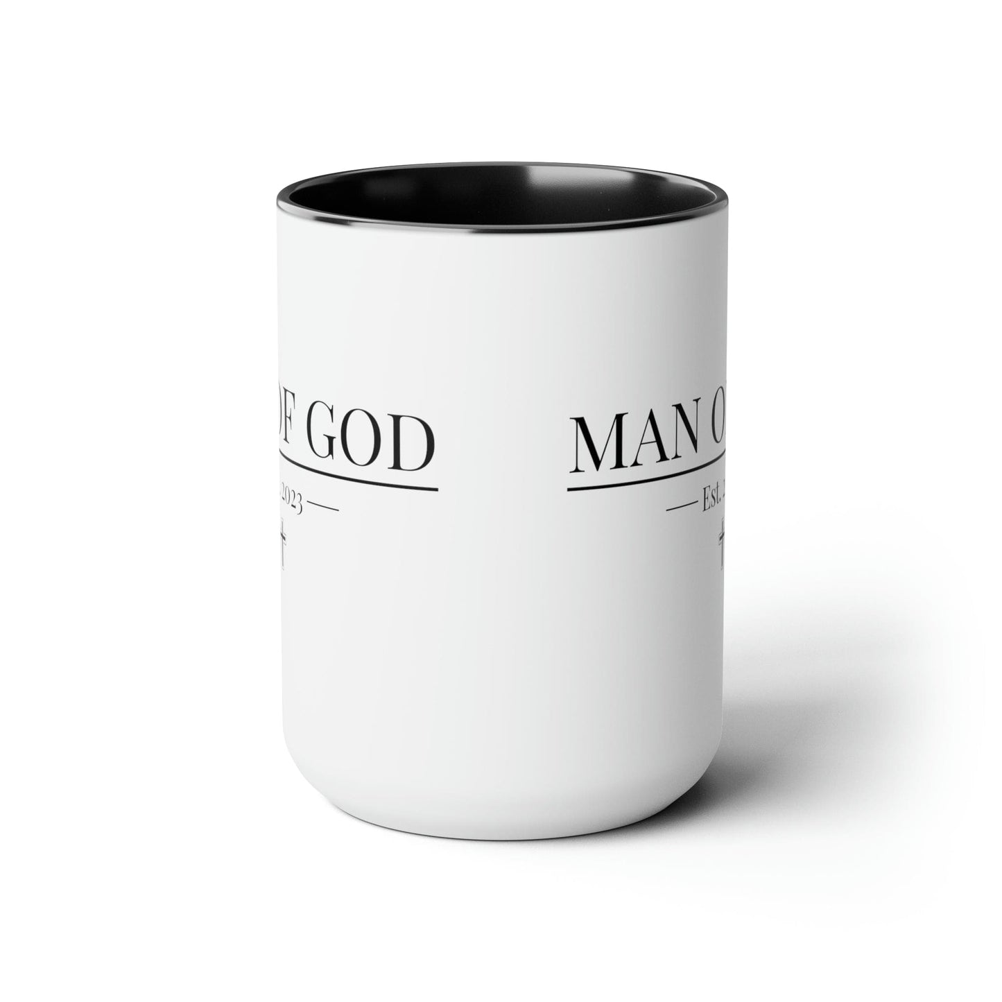 Accent Ceramic Coffee Mug 15oz - Say It Soul, Man Of God T-shirt,