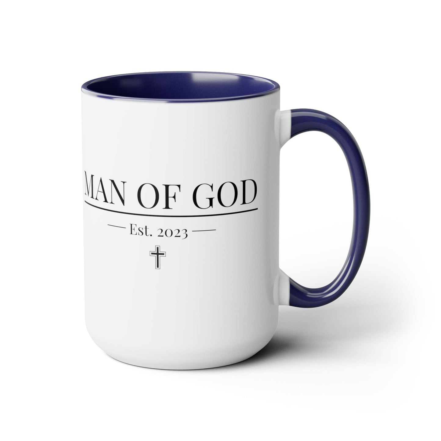 Accent Ceramic Coffee Mug 15oz - Say It Soul, Man Of God T-shirt,