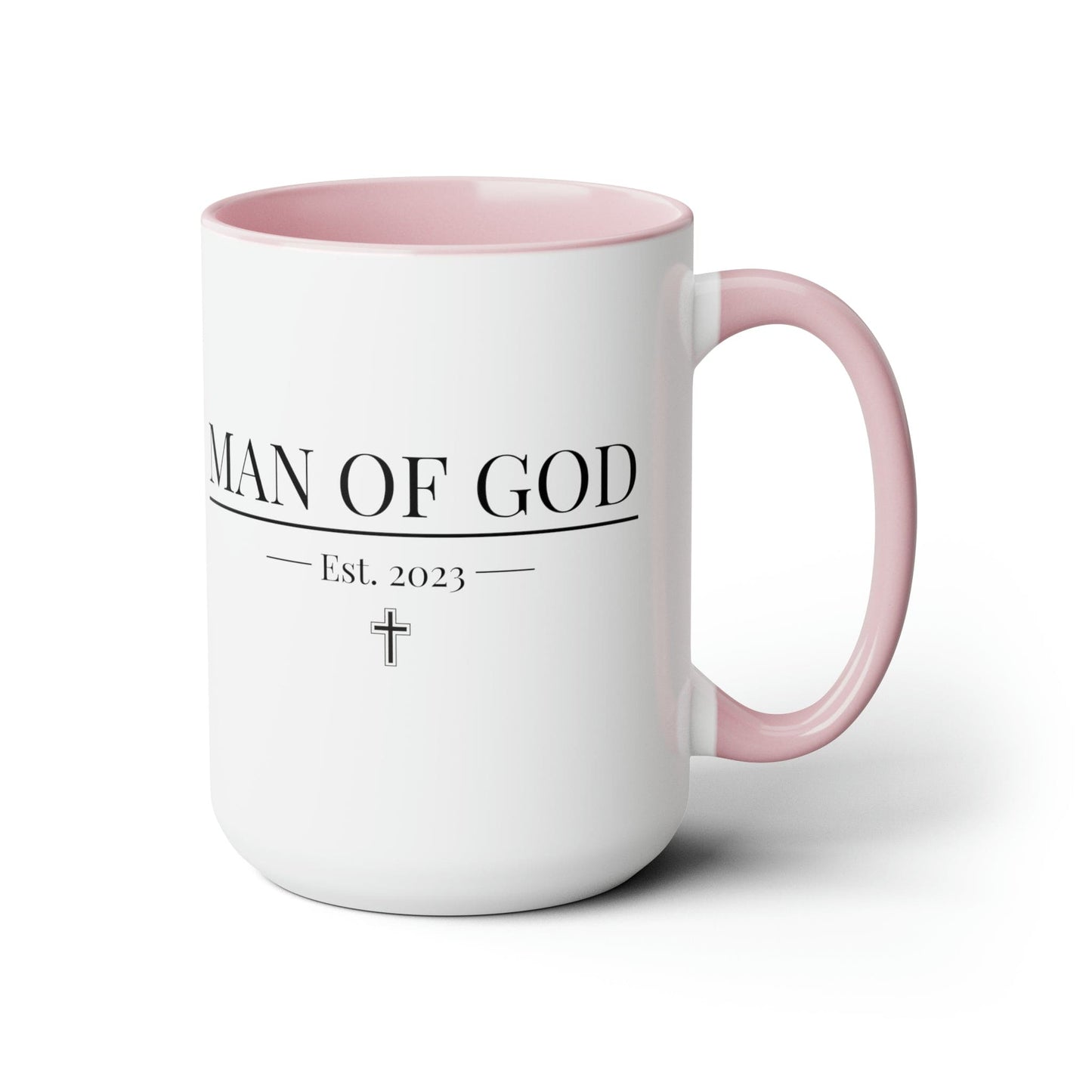 Accent Ceramic Coffee Mug 15oz - Say It Soul, Man Of God T-shirt,