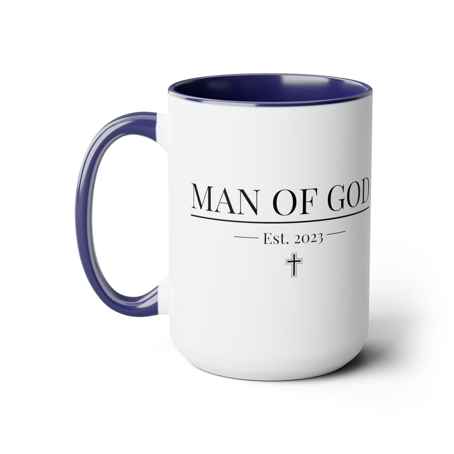 Accent Ceramic Coffee Mug 15oz - Say It Soul, Man Of God T-shirt,