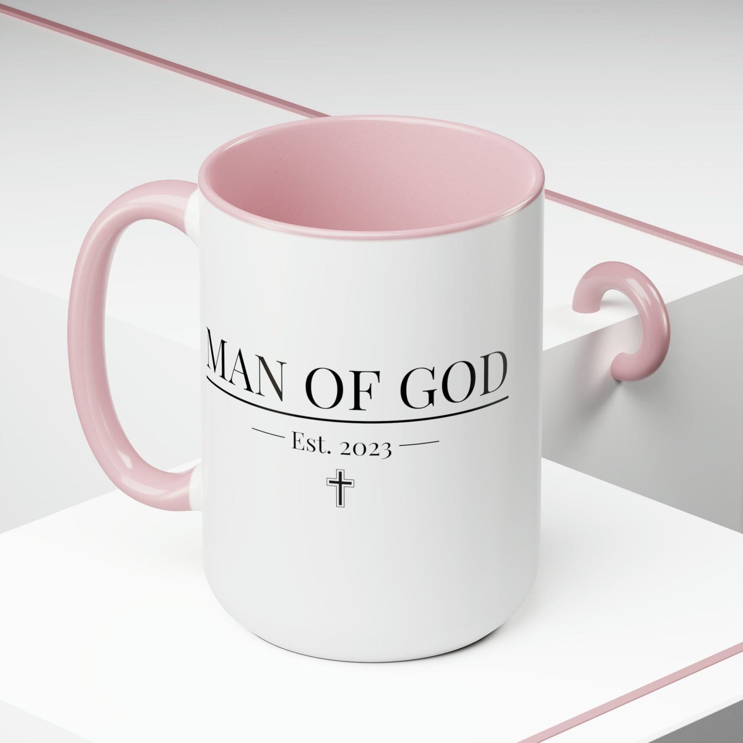 Accent Ceramic Coffee Mug 15oz - Say It Soul, Man Of God T-shirt,