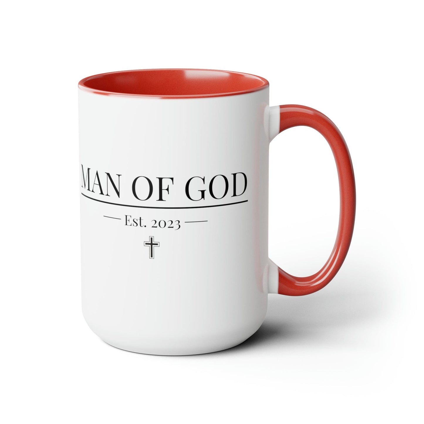 Accent Ceramic Coffee Mug 15oz - Say It Soul, Man Of God T-shirt,