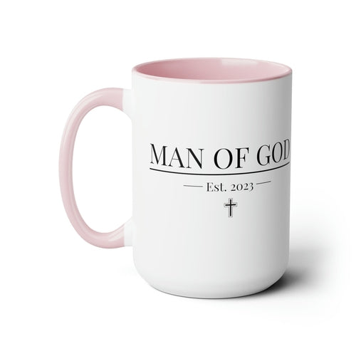 Accent Ceramic Coffee Mug 15oz - Say It Soul, Man Of God T-shirt,