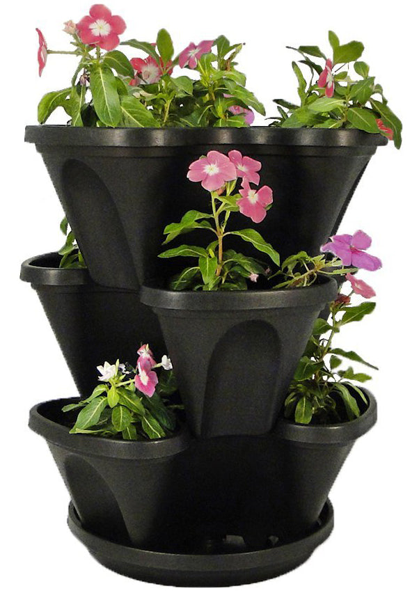 Nature's Distributing Stacking Planters - 3 Tier