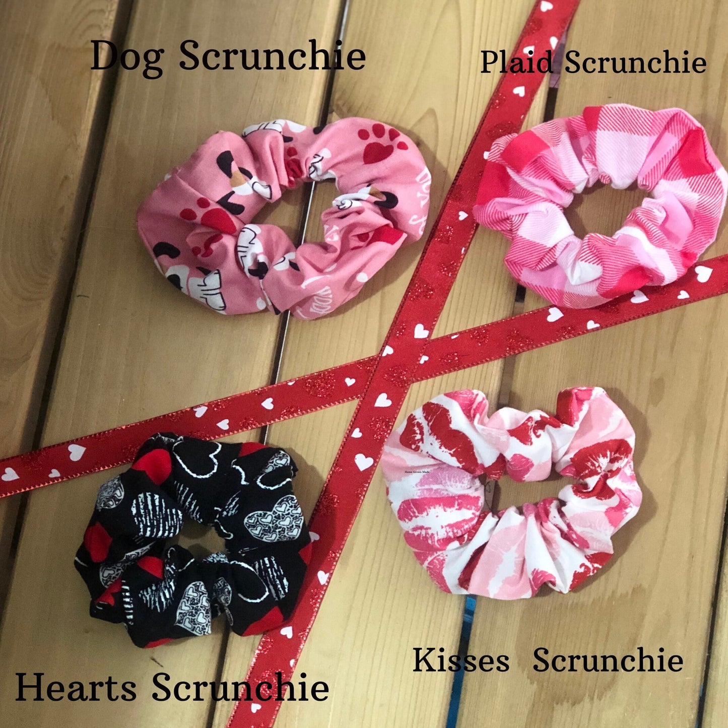 Valentine's Day Scrunchies