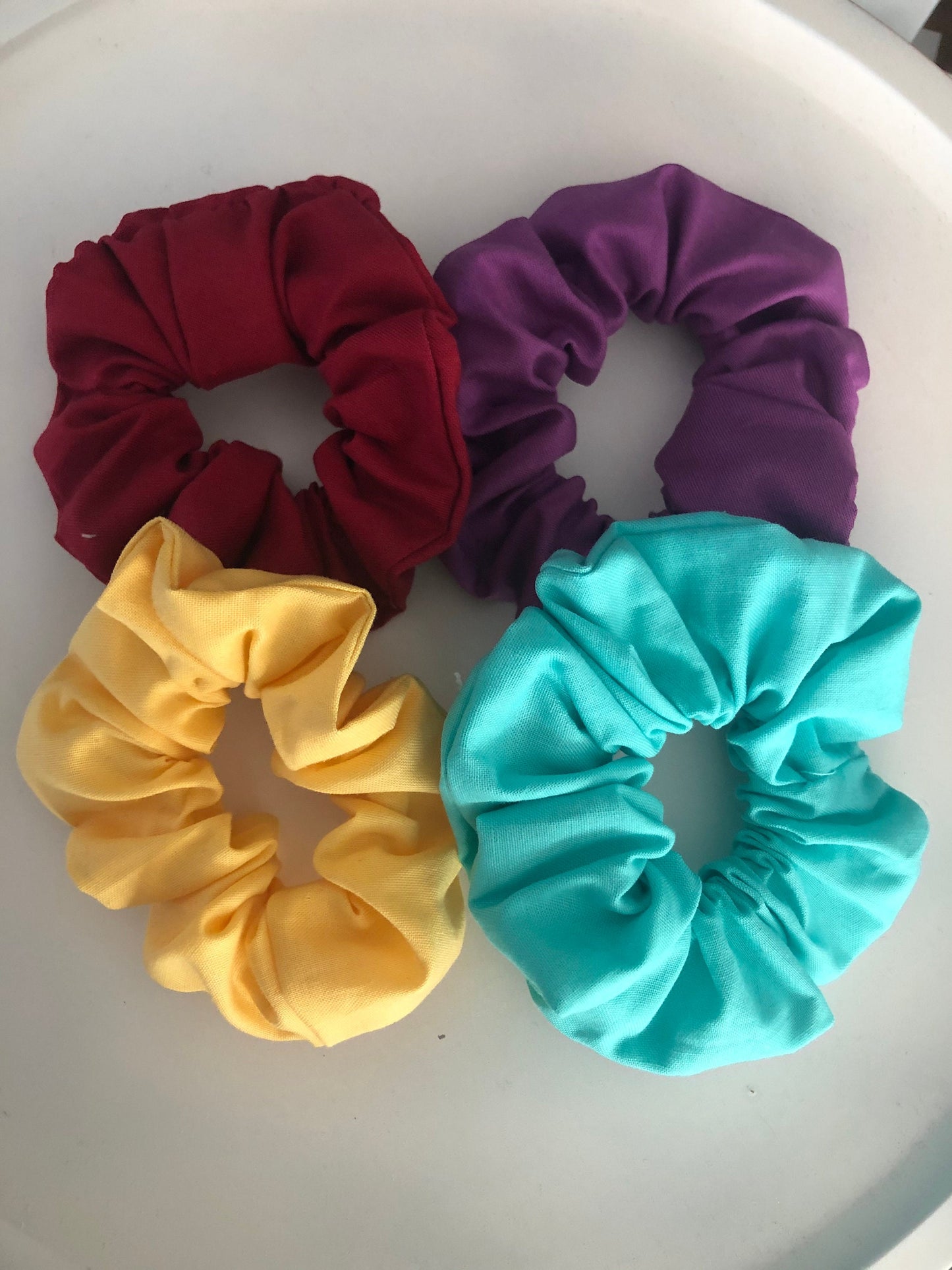 Solid Color Scrunchies