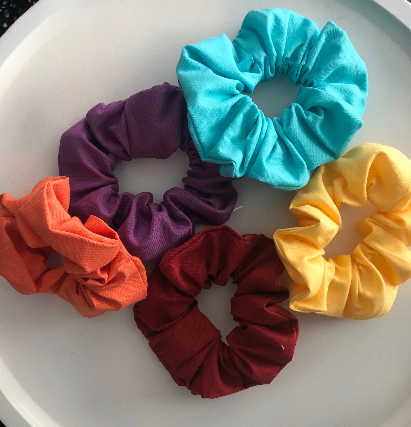 Solid Color Scrunchies