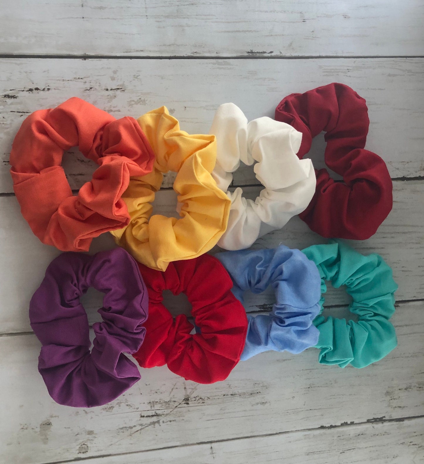 Solid Color Scrunchies