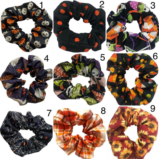 Fall/Halloween Scrunchies