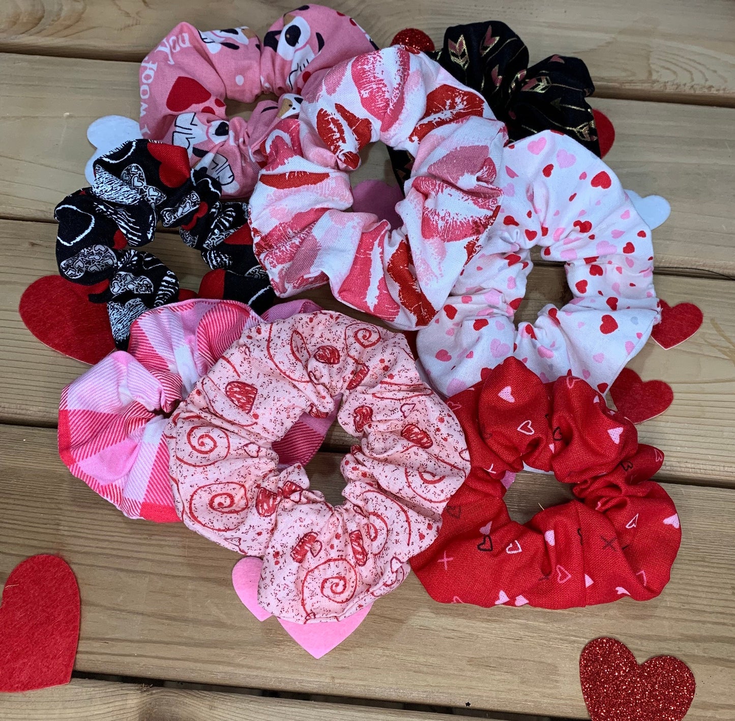 Valentine's Day Scrunchies