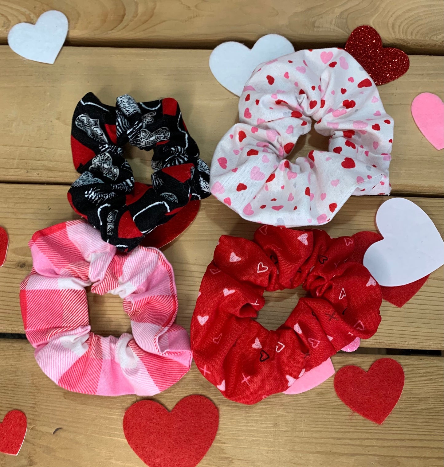 Valentine's Day Scrunchies