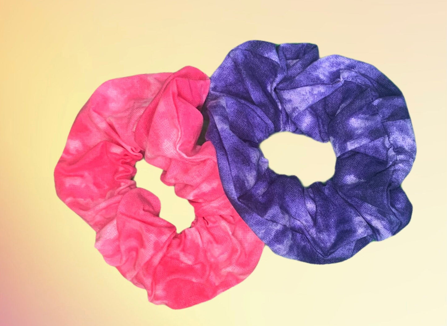 Tie Dye Scrunchies/ Pink Scrunchies