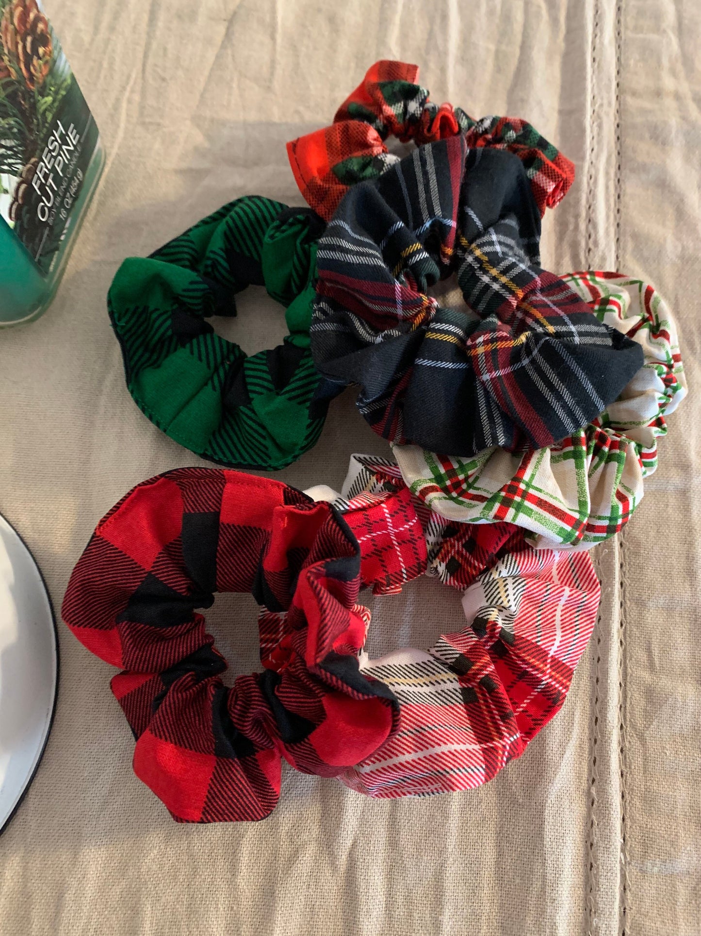 Buffalo Plaid Scrunchies