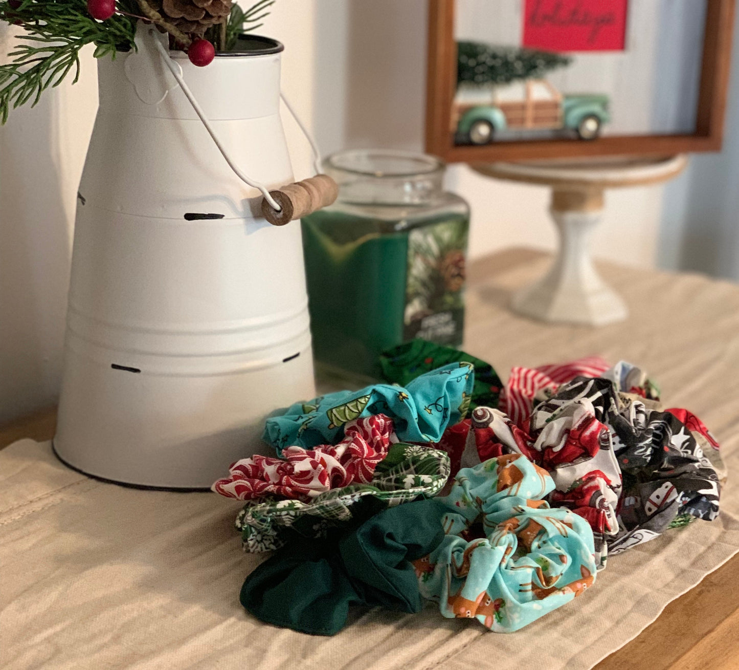 Christmas Holiday Happiness Scrunchies