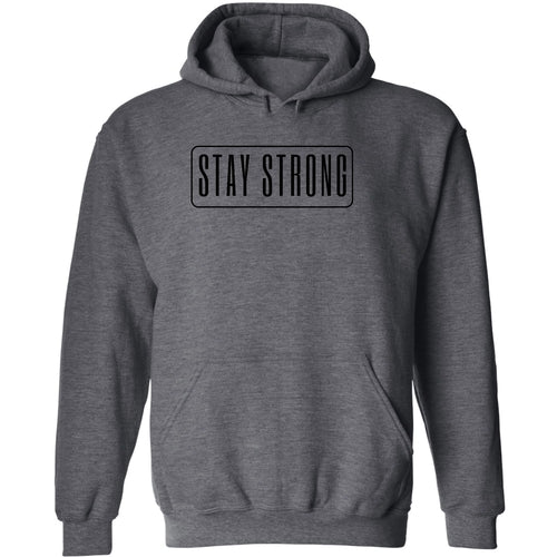 Mens Graphic Hoodie Stay Strong Print